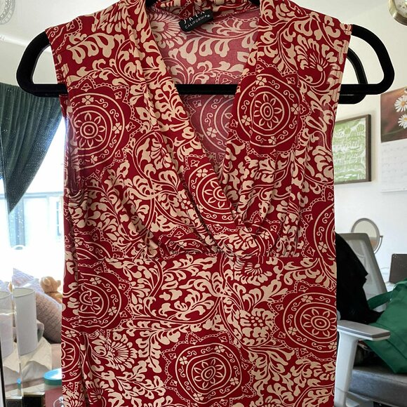 V Neck Sleeveless Blouse - Picture 1 of 1